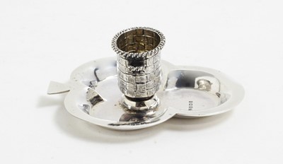 Lot 193 - Edwardian silver match stand