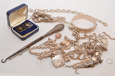 Lot 96 - Silver jewellery