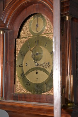 Lot 475 - James Allen, London - eight day musical mahogany longcase clock