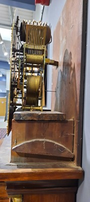 Lot 475 - James Allen, London - eight day musical mahogany longcase clock