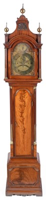 Lot 475 - James Allen, London - eight day musical mahogany longcase clock
