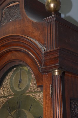 Lot 475 - James Allen, London - eight day musical mahogany longcase clock