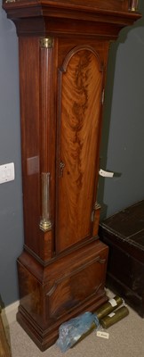 Lot 475 - James Allen, London - eight day musical mahogany longcase clock