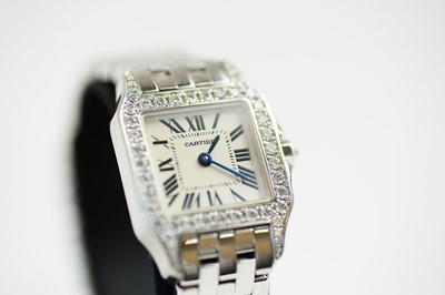 Lot 91 - Cartier Santos Demoiselle ladies wristwatch