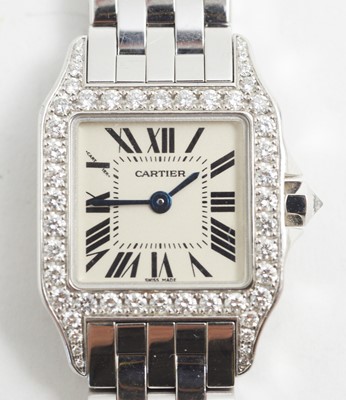 Lot 91 - Cartier Santos Demoiselle ladies wristwatch