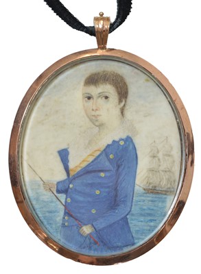 Lot 461 - 19th Century British School - miniature.