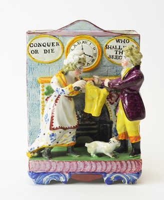 Lot 618 - Staffordshire battle of the breeches group