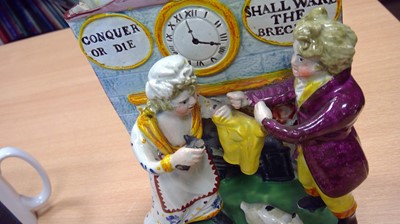 Lot 618 - Staffordshire battle of the breeches group