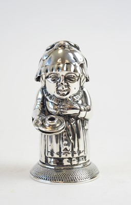 Lot 192 - Victorian silver match stand, by Deakin & Francis