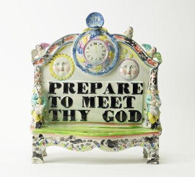 Lot 619 - Staffordshire Prepare to meet thy God group