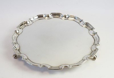 Lot 110 - George VI silver salver by Collingwood & Sons Ltd