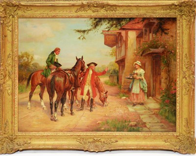 Lot 553 - John Sanderson Wells - oil.