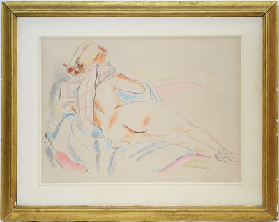 Lot 307 - André Dignimont - watercolour.