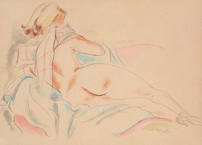 Lot 307 - André Dignimont - watercolour.