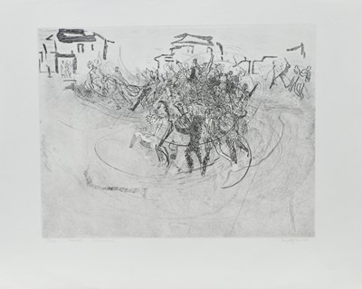 Lot 446 - Anthony Gross - etching.