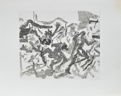 Lot 448 - Anthony Gross - etching.