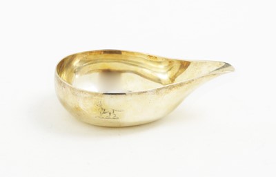 Lot 67 - George III silver pap boat
