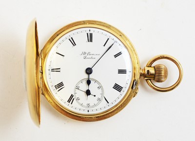 Lot 93 - 18ct gold pocket watch by J.W. Benson