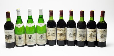 Lot 235 - Chateau De Beauregard 1975; and Puligny-Montrachet Les Houilleres 1985