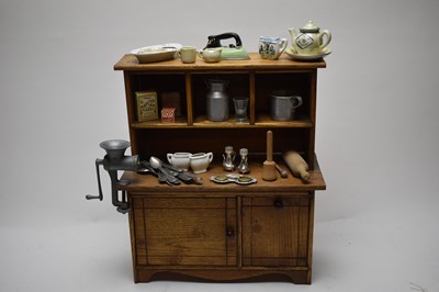 Lot 952 - N.D. Cass Co. of Athol, Massachusetts, USA: a doll's grocery shop, and accessories.