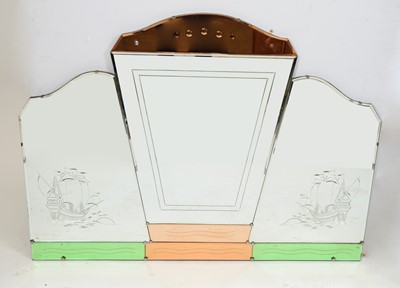 Lot 29 - Art Deco wall mirror