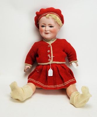 Lot 1038 - Porzellanfabrik Burggrub, Germany: a Princess Elizabeth bisque head doll.