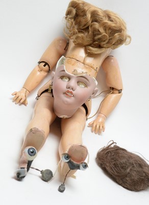 Lot 1078 - Simon Halbig, Germany: a broken bisque head.