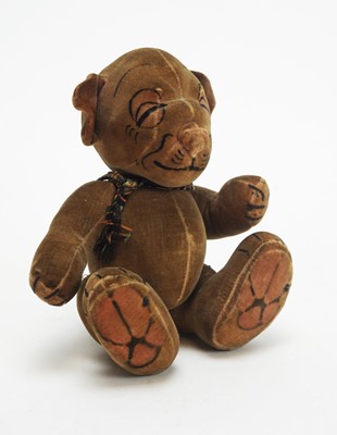 Lot 1095 - Chad Valley, England: a 1920/30's velveteen Bonzo The Dog soft toy