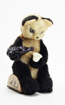 Lot 1137 - A Japanese 1960's clockwork drinking bear.