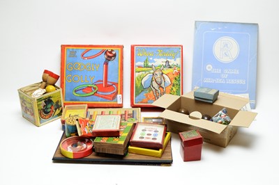 Lot 1147 - A set of carpet bowls; other games and toys.