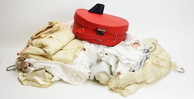 Lot 1084 - Christening robes; and a nightgown case.