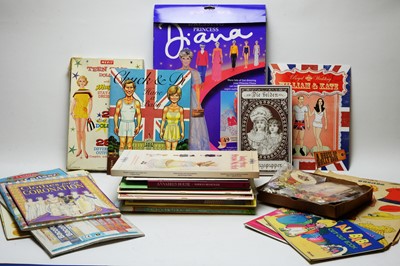Lot 1163 - Merit "Teen Time Dolls"; cut-out dolls; and other doll-related items and ephemera.