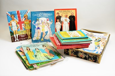 Lot 1164 - Paper cut-out dolls.