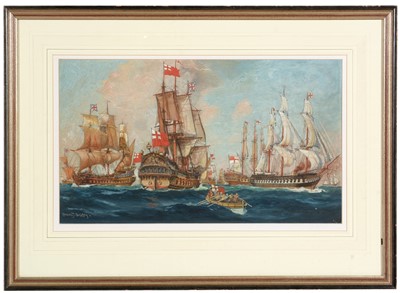 Lot 258 - Charles de Lacy - watercolour.