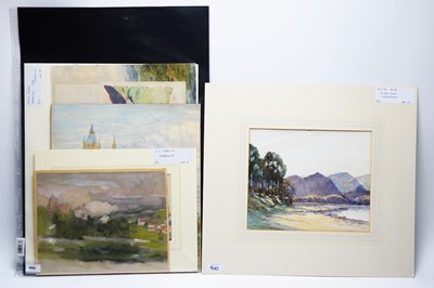 Lot 900 - Mixed Artists - watercolours