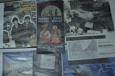 Lot 142 - After Edward Bawden - Exhibition poster; and four other posters