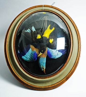 Lot 759 - Oval wall dome by Ledot.