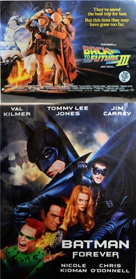 Lot 994 - Movie posters "Batman Forever" & "Back to the Future III".