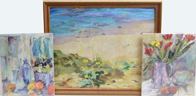 Lot 254 - Moshe Maddison - oil; and * Thorp - oils. (pr)