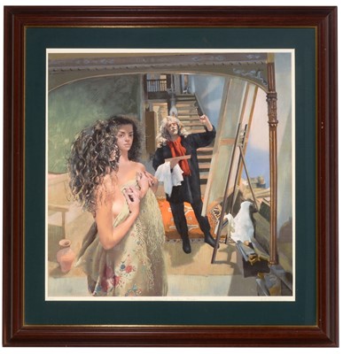 Lot 923 - Robert O* Lenkiewicz - print.