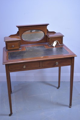 Lot 472 - Edwardian lady's writing desk.