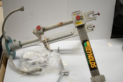Lot 726 - A bicycle wheel builders jig.