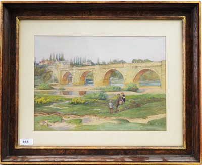 Lot 868 - Robert Bertram - watercolour