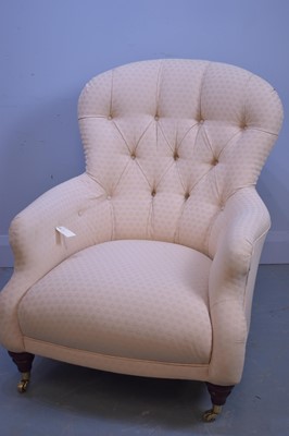Lot 506 - Victorian style occasional chair.