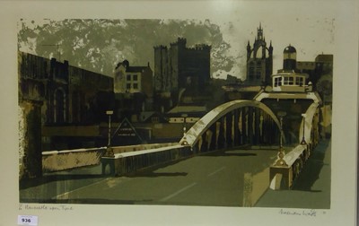 Lot 936 - Norman Wade - lino cut.
