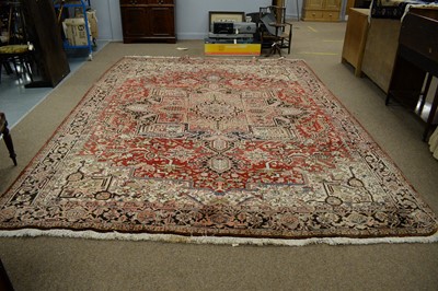 Lot 139 - Heriz carpet.