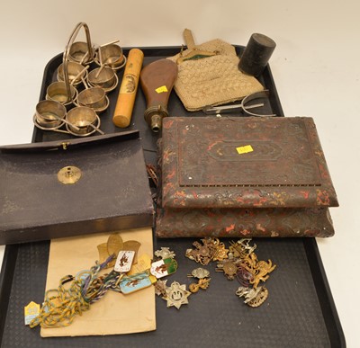 Lot 308 - Plate toddy stand and other items