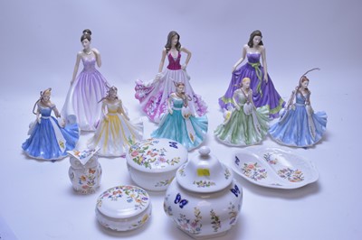 Lot 169 - Assorted figurines; and Cottage Garden items.