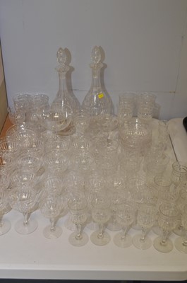 Lot 433 - Cut glassware by Stuart.