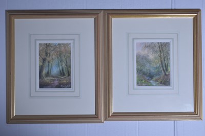 Lot 599 - Hilary Scoffield - watercolours.